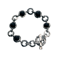 Round links with lava stone